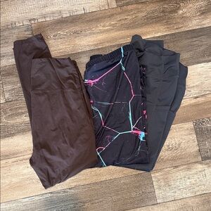 Kids Colorful Patterned Leggings Set